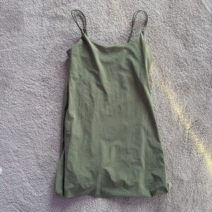 Abercrombie & Fitch Green Mini Traveler Dress